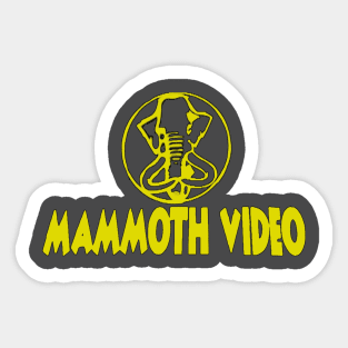 Vintage Video Store Sticker